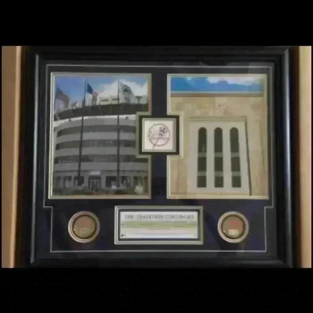 NY Yankee’s Stadium pictures with dirt.